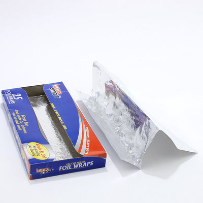 Feuille de papier en aluminium jetable personnalisée pour l'emballage alimentaire et le barbecue domestique