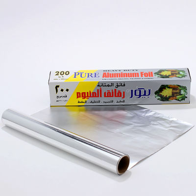 8011 Ruloir de papier d'emballage en feuille d'aluminium ménager en alliage à largeur personnalisée