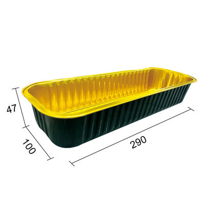 Outil à gâteaux jetables colorés Contenants en papier d'aluminium plateau pour emballage de nourriture pour animaux de compagnie
