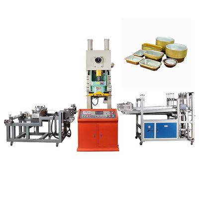 Machine à percer automatiquement des contenants en feuille d'aluminium pour emballage alimentaire