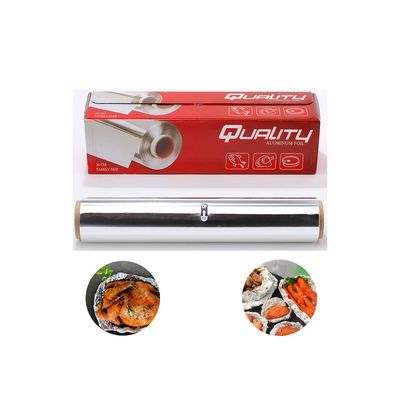 Papier de qualité alimentaire en aluminium Bbq papier d'emballage en feuille de boulangerie avec épaisseur personnalisée