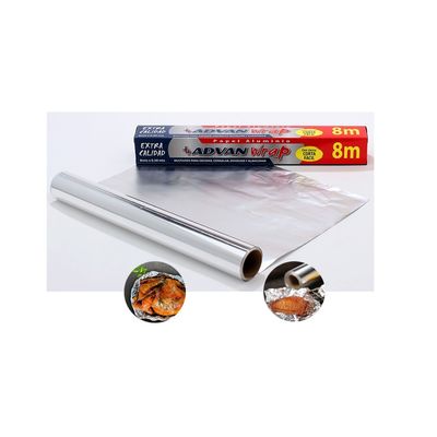 Logo personnalisé en rouleau de papier d'aluminium 8011 imprimé doux pour emballage alimentaire de cuisine