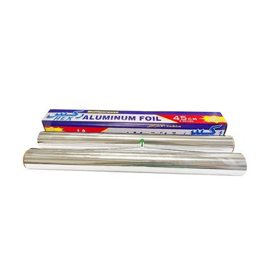 Cuisine personnalisée Longueur 8011 Foil d'aluminium ménager papier d'emballage rouleau Logo personnalisé