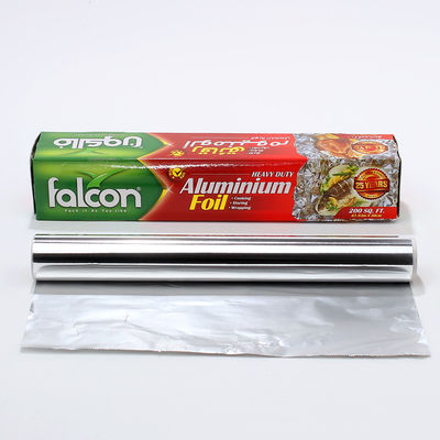 200 pieds carrés de rouleaux de feuille d'aluminium lourds personnalisés pour la préparation des aliments