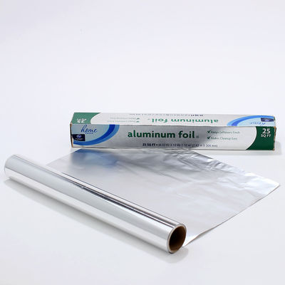 8011 alliage d'argent d'emballage alimentaire de cuisine papier à rouleaux en feuille d'aluminium de qualité alimentaire