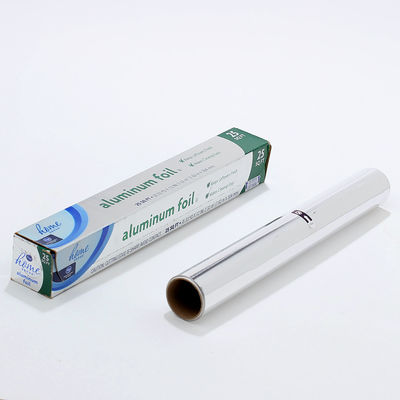 8011 alliage d'argent d'emballage alimentaire de cuisine papier à rouleaux en feuille d'aluminium de qualité alimentaire