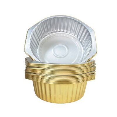 Emballage de nourriture chaude boîte de conteneurs en papier d'aluminium pour ménage essentiel avec commande personnalisée