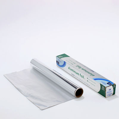 8011 alliage d'argent d'emballage alimentaire de cuisine papier à rouleaux en feuille d'aluminium de qualité alimentaire