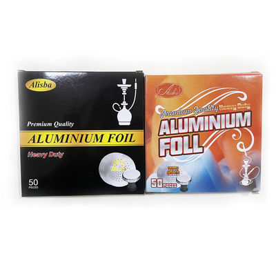 Disposable Hookah Shisha feuille d'aluminium isolée avec traitement de logo personnalisé