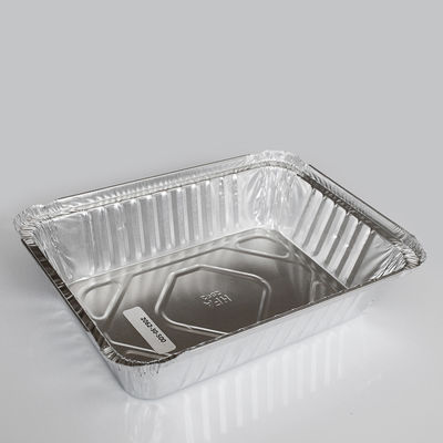 Container en feuille d'aluminium respectueux de l'environnement pour les aliments carrés