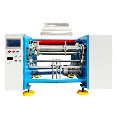 0.009-0.03mm Matériau brut Semi-automatique 2 broches Machines de remontage de feuille d'aluminium