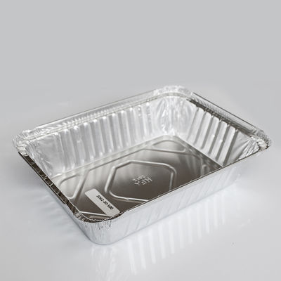 Container en feuille d'aluminium respectueux de l'environnement pour les aliments carrés