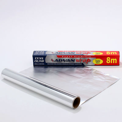 Rouleau de papier d'aluminium de cuisine à forte demande avec température douce et longueur personnalisée