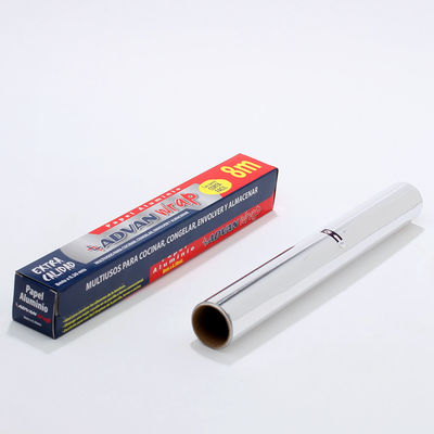 Rouleau de papier d'aluminium de cuisine à forte demande avec température douce et longueur personnalisée