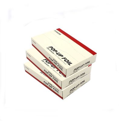 Disposable Cuisine Silver Pop Up Foil en feuille d'aluminium avec une longueur personnalisée