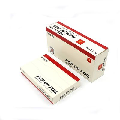 Disposable Cuisine Silver Pop Up Foil en feuille d'aluminium avec une longueur personnalisée