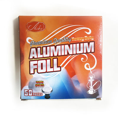 Foil d'aluminium en étain à température douce pour les accessoires de narguilé Shisha