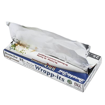 Feuille de papier en aluminium jetable personnalisée pour l'emballage alimentaire et le barbecue domestique