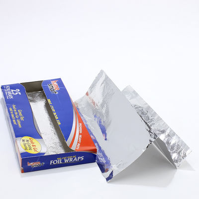 Feuille de papier en aluminium jetable personnalisée pour l'emballage alimentaire et le barbecue domestique