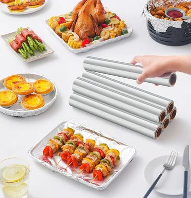 Logo personnalisé Feuille d'aluminium pour cheveux Feuille d'aluminium jetable pour cuisine