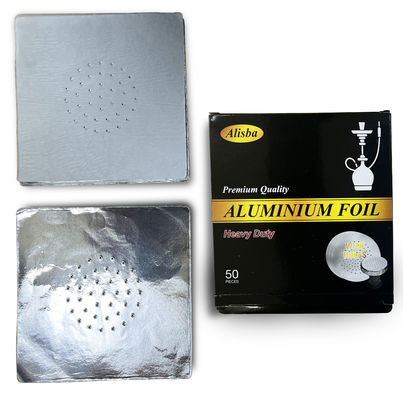 Traitement composé personnalisé de largeur Shisha Hookah papier en aluminium avec trous