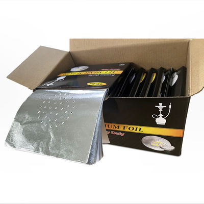 Traitement composé personnalisé de largeur Shisha Hookah papier en aluminium avec trous