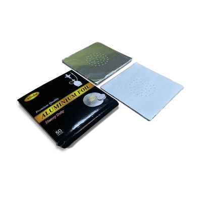 Traitement composé personnalisé de largeur Shisha Hookah papier en aluminium avec trous