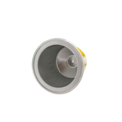 Capsule de café en papier d'aluminium avec couvercle