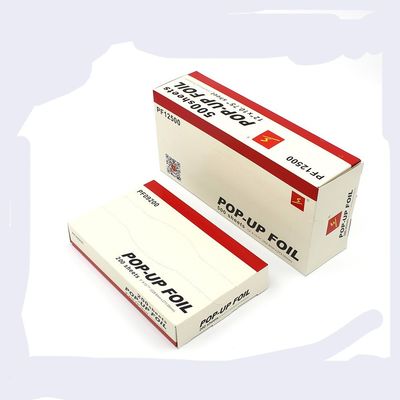 OEM coiffure Foil d'aluminium pour le salon de coiffure en rouleau ou en feuille pop-up
