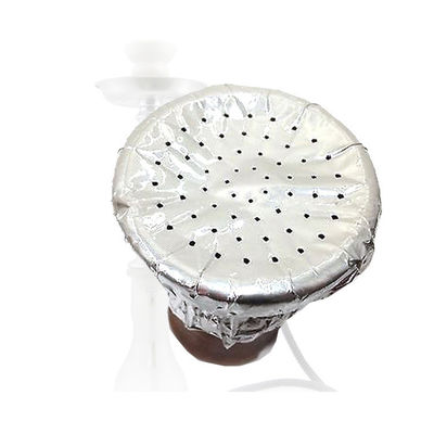 8011 Feuille d'aluminium pour narguilé 12*12cm 15 microns Ruloir jetable pour accessoires Shisha