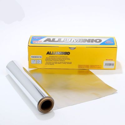 Rouleaux de feuille d'aluminium pharmaceutique pour cuisine, emballage en film rétractable stratifié en argent