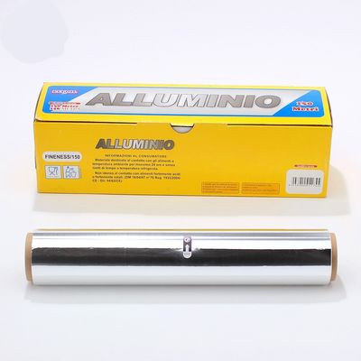 Rouleaux de feuille d'aluminium pharmaceutique pour cuisine, emballage en film rétractable stratifié en argent