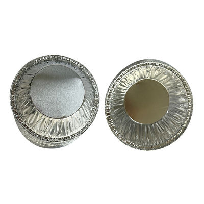 Processus de moulage de la pâte à papier Coupe à dessert jetable Coupe de cuisson en aluminium pour desserts dorés
