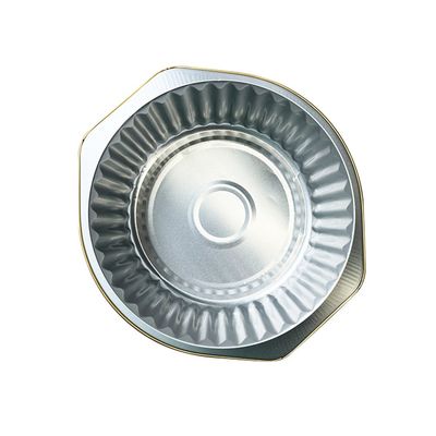 Avantages pour l'environnement Foil d'aluminium à l'usage unique, ronde et enduite
