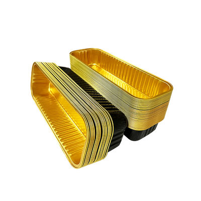 Outil à gâteaux jetables colorés Contenants en papier d'aluminium plateau pour emballage de nourriture pour animaux de compagnie
