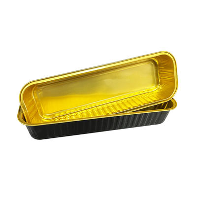 Outil à gâteaux jetables colorés Contenants en papier d'aluminium plateau pour emballage de nourriture pour animaux de compagnie