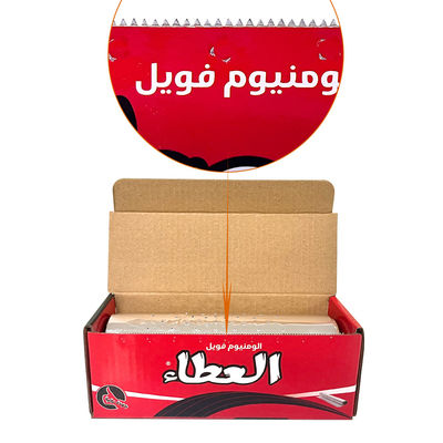 8011 alliage personnalisé longueur ronde en rouleau de papier d'aluminium pour papier de fumée Shisha Hookah