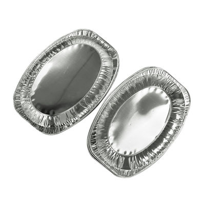 Emballage des aliments pour animaux de compagnie plateau jetable en papier d'aluminium avec avantage environnemental
