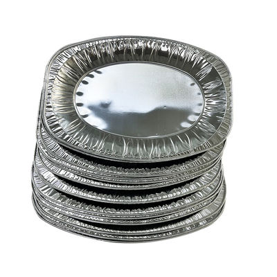 Emballage des aliments pour animaux de compagnie plateau jetable en papier d'aluminium avec avantage environnemental