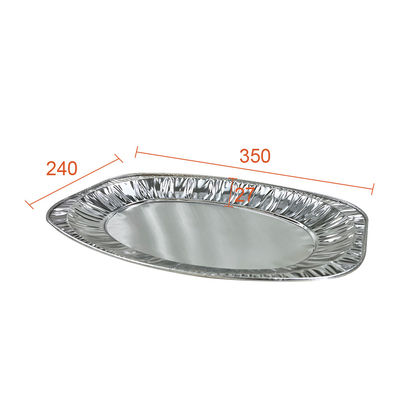 Emballage des aliments pour animaux de compagnie plateau jetable en papier d'aluminium avec avantage environnemental