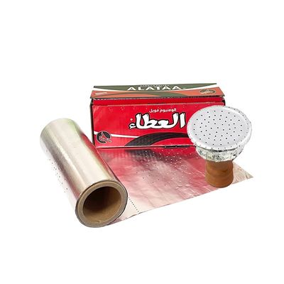 Rouleau de papier de narguilé en feuille d'aluminium personnalisé pour narguilé jetable