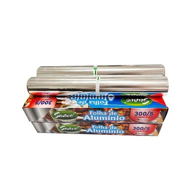 Rouleaux d'aluminium jetables de largeur personnalisée pour l'emballage de livraison alimentaire
