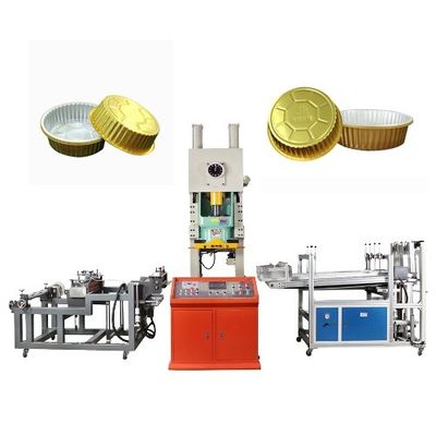Machine à percer automatiquement des contenants en feuille d'aluminium pour emballage alimentaire