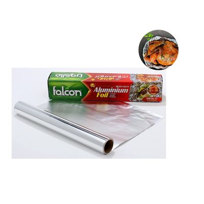 Rouleau de feuille d'aluminium argentée de largeur personnalisée pour la cuisine et l'emballage du chocolat