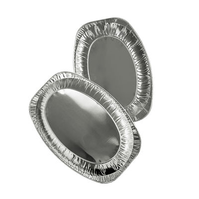 Container alimentaire en feuille d'aluminium à grande torréfaction destiné au barbecue à usage unique