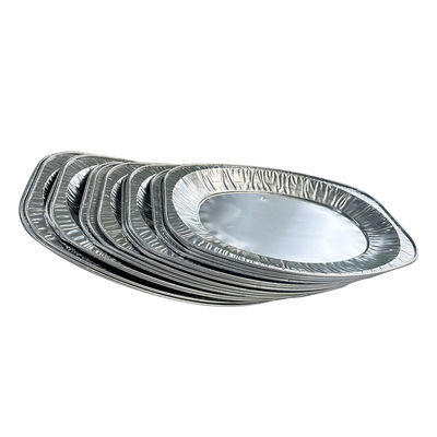 Container alimentaire en feuille d'aluminium à grande torréfaction destiné au barbecue à usage unique