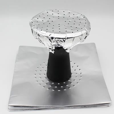 Papier de narguilé 0,03 mm épaisseur 120 mm largeur feuille d'aluminium ronde avec alliage 8011 et argent