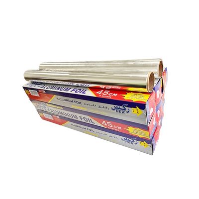 Papier laminé en feuille d'aluminium d'épaisseur personnalisée pour emballage de hamburgers