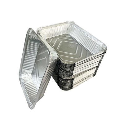 Plateau de tôle d'aluminium pour les produits alimentaires Contenant de tôle pour les plats à emporter