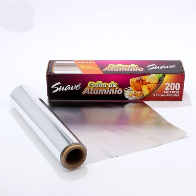 Logo personnalisé 8011 en rouleau de papier d'aluminium pour emballage alimentaire d'épaisseur de 35 microns